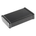 Hammond 1455 Series Aluminium Enclosure Black Lid 120 mm x 78 mm x 27 mm IP54 