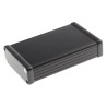 Hammond 1455 Series Aluminium Enclosure Black Lid 120 mm x 78 mm x 27 mm IP54