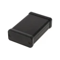 Hammond 1455 Series Aluminium Enclosure with Black Lid, IP54, 23 mm x 80 mm x 54 mm 1455C802BK