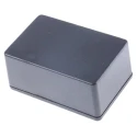 Hammond 1591 Series Black Black Lid Flame Retardant ABS Enclosure IP54, 36 mm x 87 mm x 57 mm IP54