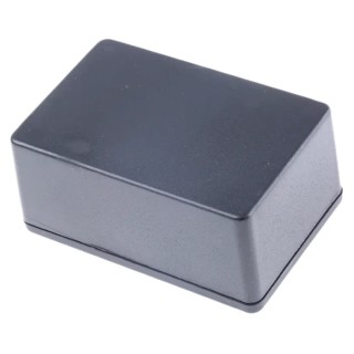 Hammond 1591 Series Black Black Lid Flame Retardant ABS Enclosure IP54, 36 mm x 87 mm x 57 mm IP54