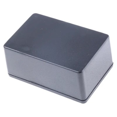 Hammond 1591 Series Black Black Lid Flame Retardant ABS Enclosure IP54, 36 mm x 87 mm x 57 mm IP54