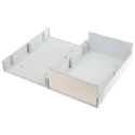 Hammond Grey Flame Retardant ABS Instrument Case 76 mm Height, 250 mm Length, 160 mm Width 1598GGY