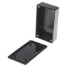 Hammond 1591 Series Black Black Lid Flame Retardant ABS Enclosure IP54, 28 mm x 113 mm x 63 mm
