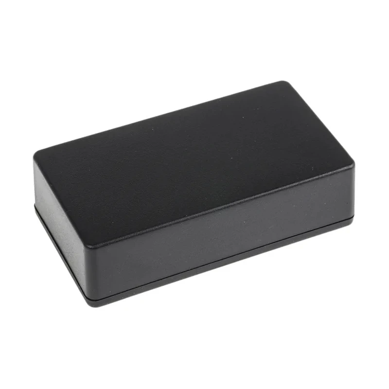 Hammond 1591 Series Black Black Lid Flame Retardant ABS Enclosure IP54, 28 mm x 113 mm x 63 mm 