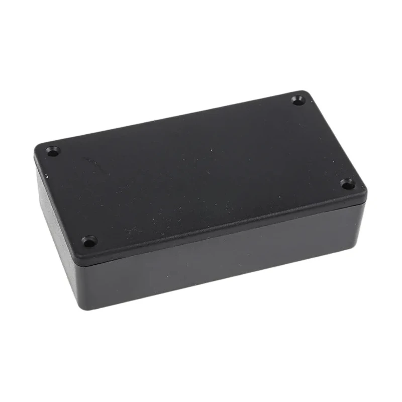 Hammond 1591 Series Black Black Lid Flame Retardant ABS Enclosure IP54, 28 mm x 113 mm x 63 mm 