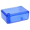 Hammond 1551 Series Blue Blue Lid ABS Enclosure IP54 20mm x 50mm x 35mm 1551GTBU