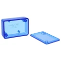 Hammond 1551 Series Blue Blue Lid ABS Enclosure IP54 20mm x 50mm x 35mm 1551GTBU
