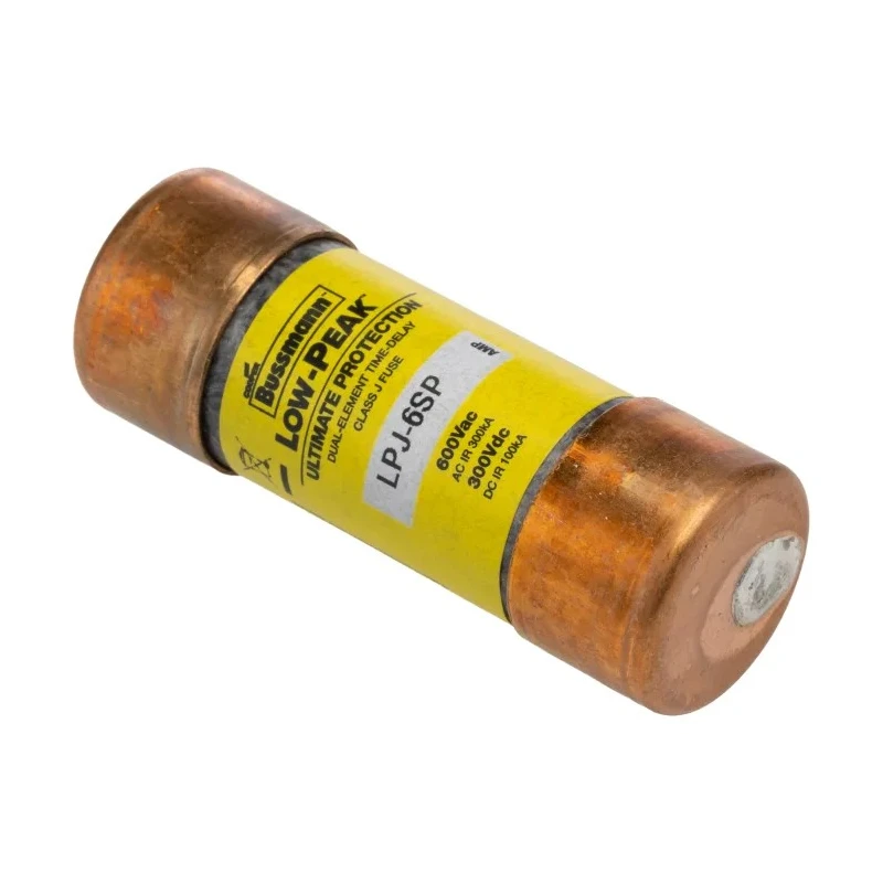 Eaton 6A Time Delay T Cartridge Fuse 600V AC, 21 x 57 mm Cylindrical LPJ-6SP
