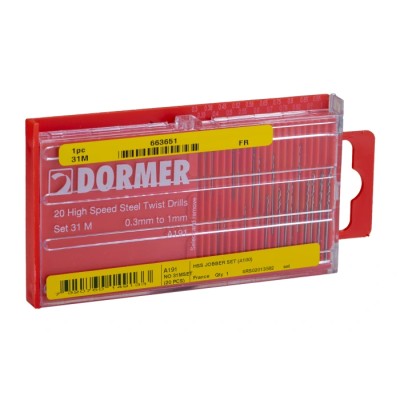Dormer 20-Piece Multitool Accessory Set for Use with Miniature Drills United Kingdom A19131M