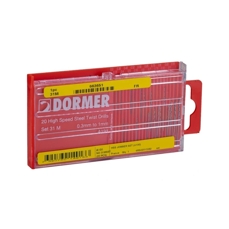 Dormer 20-Piece Multitool Accessory Set for Use with Miniature Drills United Kingdom A19131M