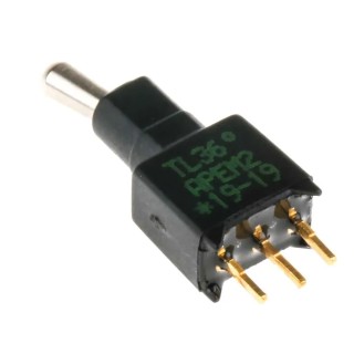 APEM Toggle Switch PCB Mount On-On SPDT Through Hole Terminal 20 V DC 20 V AC TL36P0050