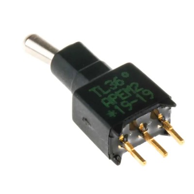 APEM Toggle Switch PCB Mount On-On SPDT Through Hole Terminal 20 V DC 20 V AC TL36P0050