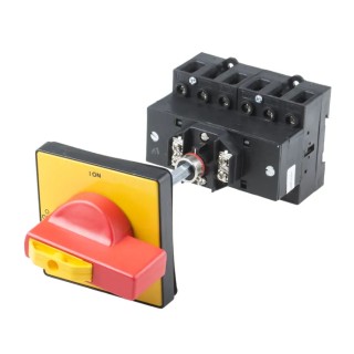 RS PRO 6-Pole DIN Rail Isolator Switch IP65, 80A, 45 kW IP65