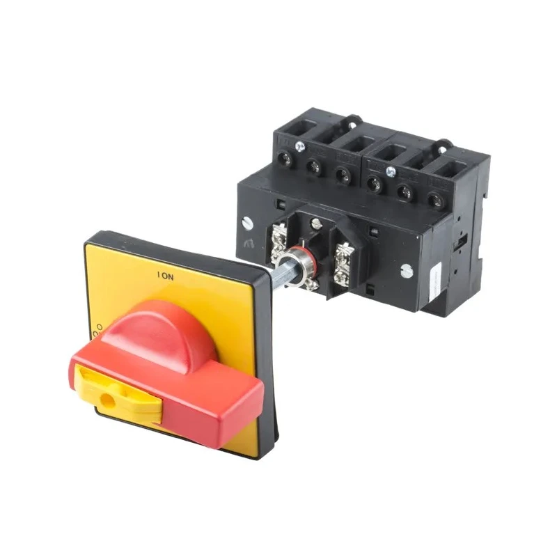 RS PRO 6-Pole DIN Rail Isolator Switch IP65, 80A, 45 kW IP65