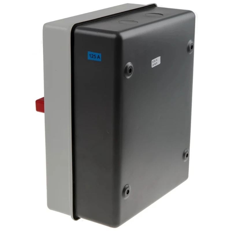 RS PRO 4-Pole Panel Mount Isolator Switch, IP54, 125A, 75 kW IP54