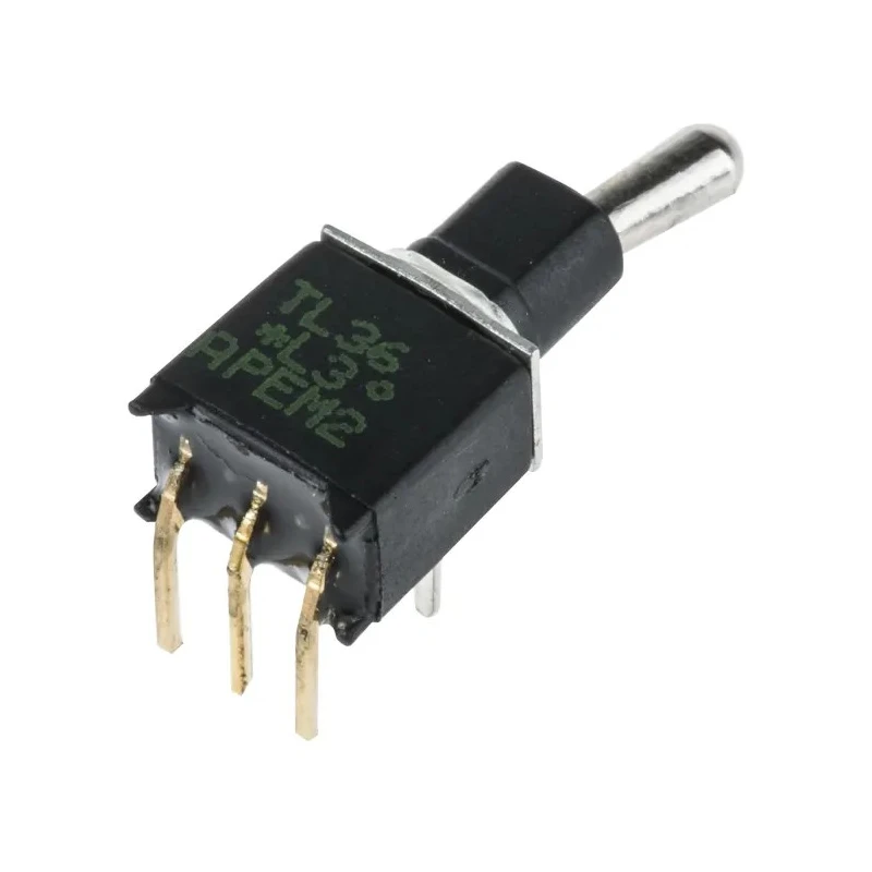APEM Toggle Switch PCB Mount On-On SPDT Through Hole Terminal 20V DC 20V AC TL36W0050