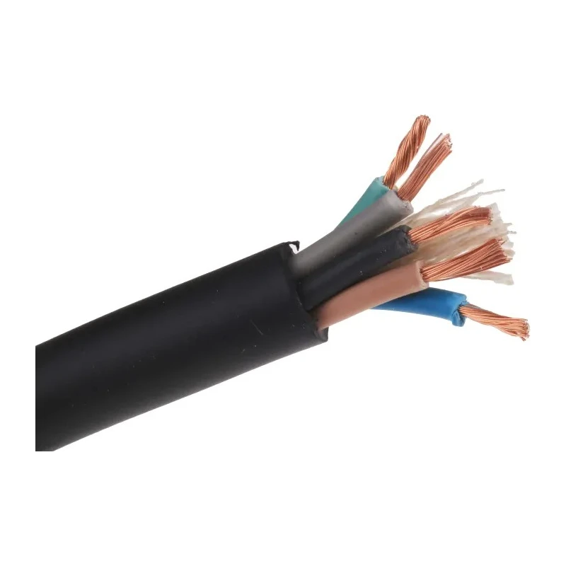RS PRO 2 Core Power Cable Black 2.5mm² 450/750V 60°C Maximum Operating Temperature 100m Length CPE Jacket 773-9036