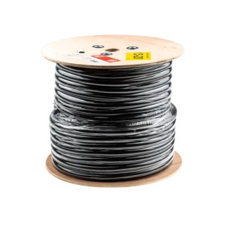 RS PRO Rubber Insulated Flexible 3 Core Power Cable Black 4mm² 450/750V 60°C 50m H07RN-F 773-9058