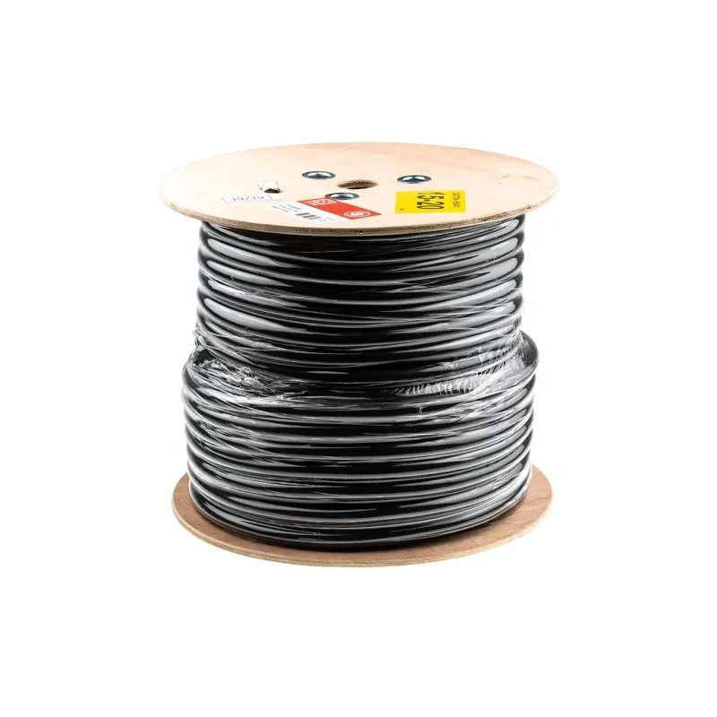 RS PRO Rubber Insulated Flexible 3 Core Power Cable Black 4mm² 450/750V 60°C 50m H07RN-F 773-9058