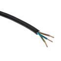 RS PRO Rubber Insulated Flexible 3 Core Power Cable Black 4mm² 450/750V 60°C 50m H07RN-F 773-9058