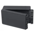 Bopla Bocube Series Graphite Grey Grey Lid ABS Enclosure IP68 IP66 90 mm x 231 mm x 125 mm 96035234 B 221309 ABS-7024