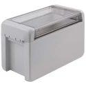 Bopla Bocube Series Light Grey Transparent Lid Polycarbonate Enclosure IP68 IP66 IK07 90 mm x 96023135 B 140809 PC-V0-G-7035