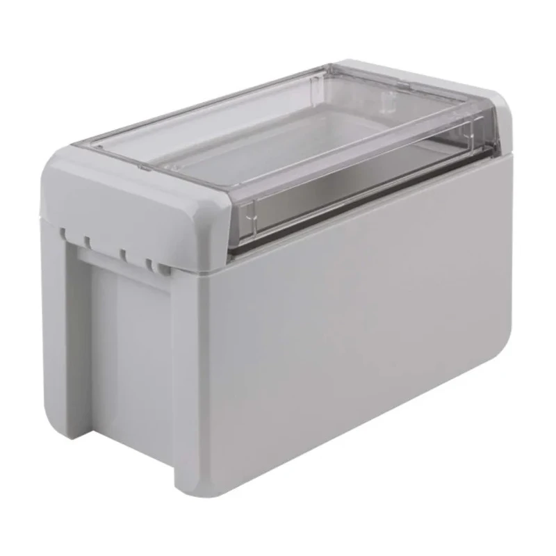 Bopla Bocube Series Light Grey Transparent Lid Polycarbonate Enclosure IP68 IP66 IK07 90 mm x 96023135 B 140809 PC-V0-G-7035