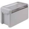 Bopla Bocube Series Light Grey Transparent Lid Polycarbonate Enclosure IP68 IP66 IK07 90 mm x 96023135 B 140809 PC-V0-G-7035