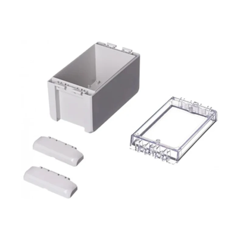 Bopla Bocube Series Light Grey Transparent Lid Polycarbonate Enclosure IP68 IP66 IK07 90 mm x 96023135 B 140809 PC-V0-G-7035
