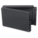 Bopla Bocube Series Graphite Grey Light Grey Lid ABS Enclosure IP68 IP66 60mm x 271mm x 170mm 96036324 B 261706 ABS-7024