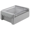 Bopla Bocube Series Polycarbonate General Purpose Enclosure Light Grey Transparent Lid, IP66 96023225 B 141306 PC-V0-G-7035