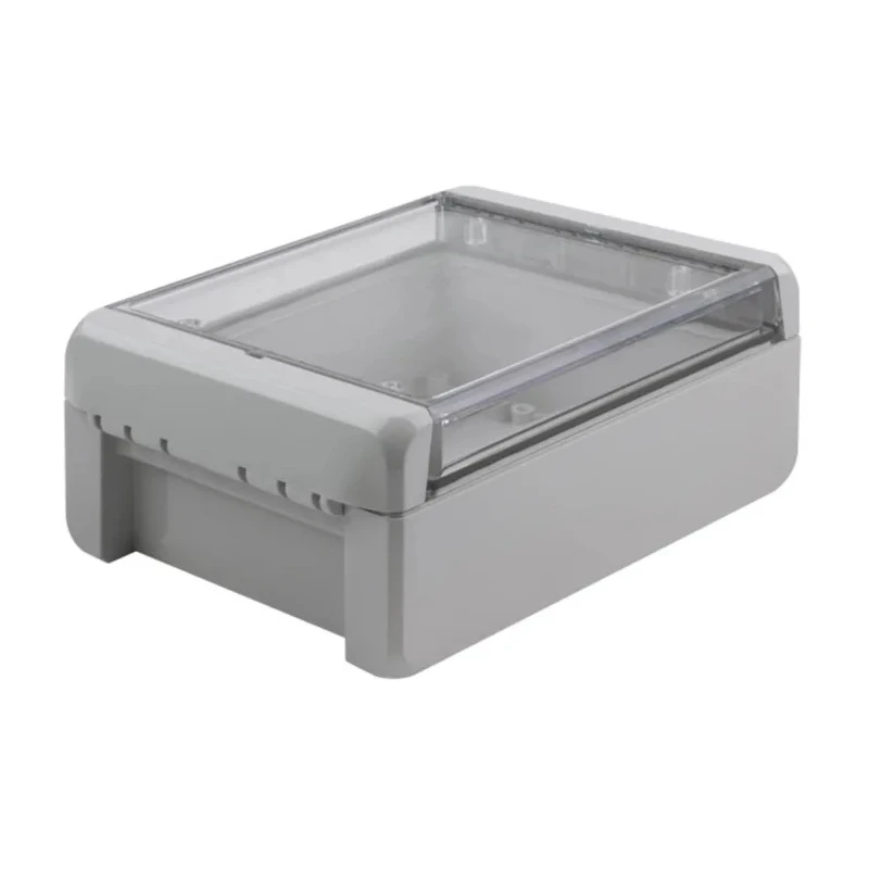 Bopla Bocube Series Polycarbonate General Purpose Enclosure Light Grey Transparent Lid, IP66 96023225 B 141306 PC-V0-G-7035
