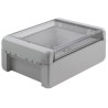 Bopla Bocube Series Polycarbonate General Purpose Enclosure Light Grey Transparent Lid, IP66 96023225 B 141306 PC-V0-G-7035