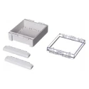 Bopla Bocube Series Polycarbonate General Purpose Enclosure Light Grey Transparent Lid, IP66 96023225 B 141306 PC-V0-G-7035