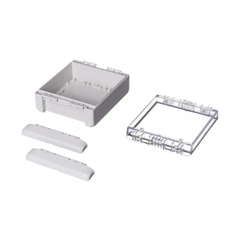 Bopla Bocube Series Polycarbonate General Purpose Enclosure Light Grey Transparent Lid, IP66 96023225 B 141306 PC-V0-G-7035