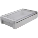 Bopla Bocube Series Light Grey Transparent Lid Polycarbonate Enclosure IP66 IP68 IK07 60 mm x 96026325 B 261706 PC-V0-G-7035