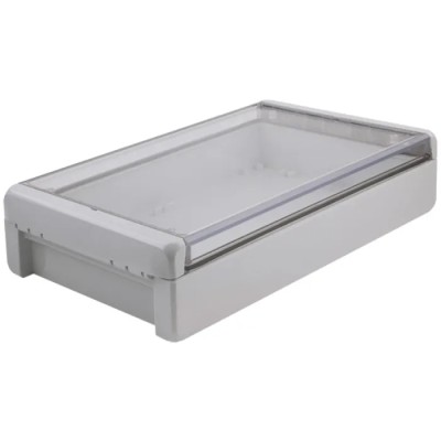 Bopla Bocube Series Light Grey Transparent Lid Polycarbonate Enclosure IP66 IP68 IK07 60 mm x 96026325 B 261706 PC-V0-G-7035