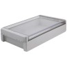Bopla Bocube Series Light Grey Transparent Lid Polycarbonate Enclosure IP66 IP68 IK07 60 mm x 96026325 B 261706 PC-V0-G-7035