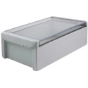 Bopla Bocube Series Light Grey Transparent Lid Polycarbonate Enclosure IP68 IP66 IK07 90 mm x 96026335 B 261709 PC-V0-G-7035