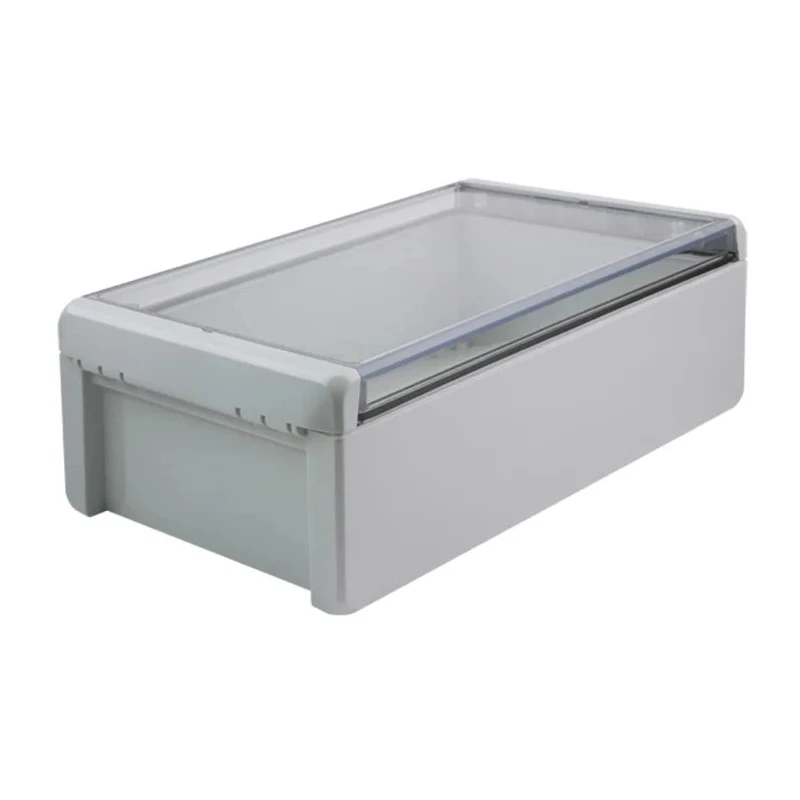 Bopla Bocube Series Light Grey Transparent Lid Polycarbonate Enclosure IP68 IP66 IK07 90 mm x 96026335 B 261709 PC-V0-G-7035