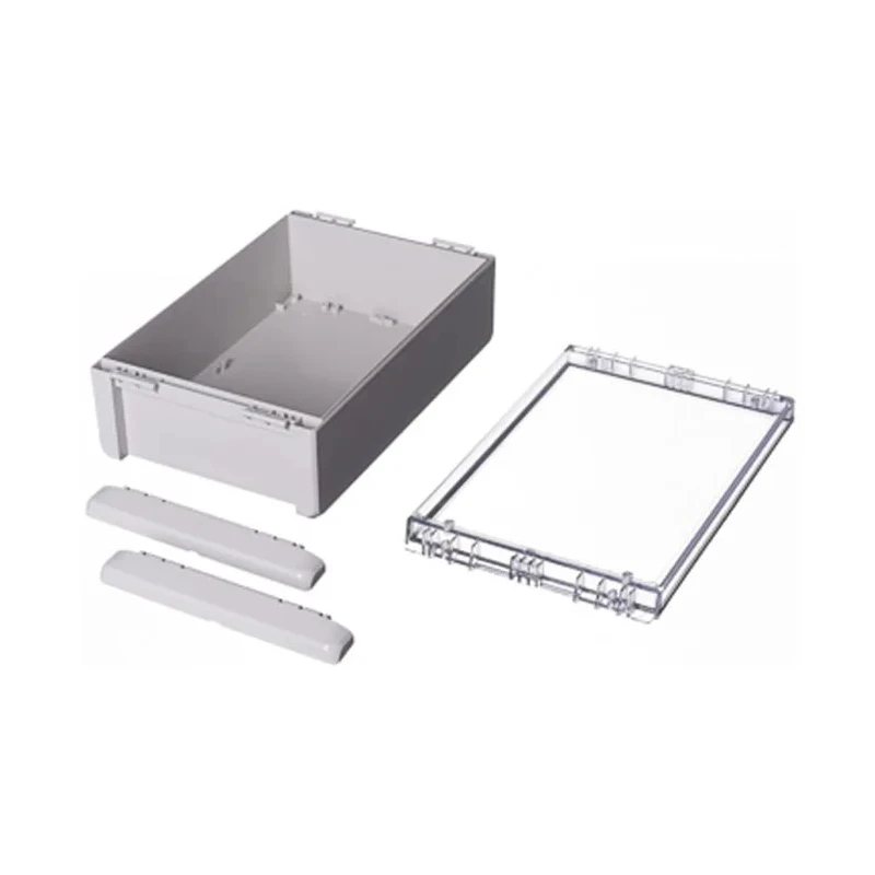Bopla Bocube Series Light Grey Transparent Lid Polycarbonate Enclosure IP68 IP66 IK07 90 mm x 96026335 B 261709 PC-V0-G-7035