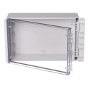 Bopla Bocube Series Light Grey Transparent Lid Polycarbonate Enclosure IP68 IP66 IK07 90 mm x 96026335 B 261709 PC-V0-G-7035