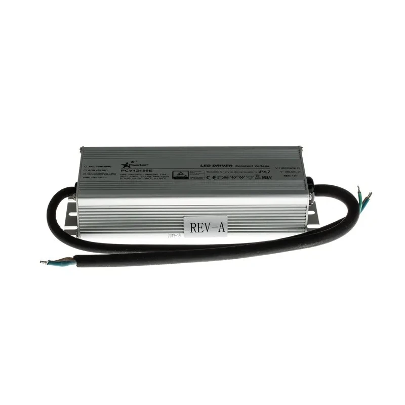 PowerLED IP65 5 Output Constant Voltage LED Driver 12V 150W 12.5A 