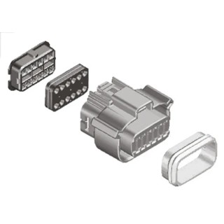 Molex MX120G Female Connector Housing 3.2 mm Pitch 12 Way 2 Row Straight 