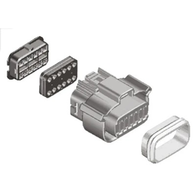Molex MX120G Female Connector Housing 3.2 mm Pitch 12 Way 2 Row Straight 