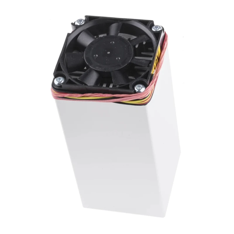 Fischer Elektronik Heatsink Universal Rectangular Aluminium with Fan 0.68K/W 50 mm Width 100 mm Length 50 mm LAM 5 100 12