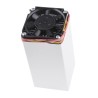 Fischer Elektronik Heatsink Universal Rectangular Aluminium with Fan 0.68K/W 50 mm Width 100 mm Length 50 mm LAM 5 100 12