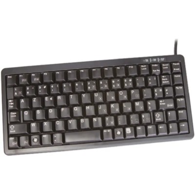 Cherry Wired PS2 USB Compact Keyboard AZERTY Black G84-4100LCMFR-2
