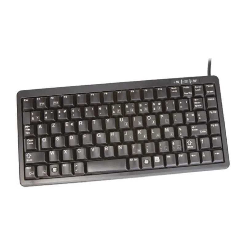 Cherry Wired PS2 USB Compact Keyboard AZERTY Black G84-4100LCMFR-2